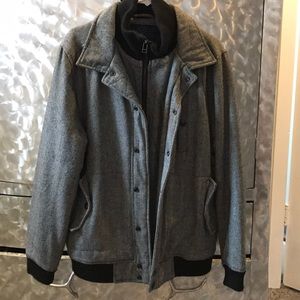 Comfortable men's sweater coat